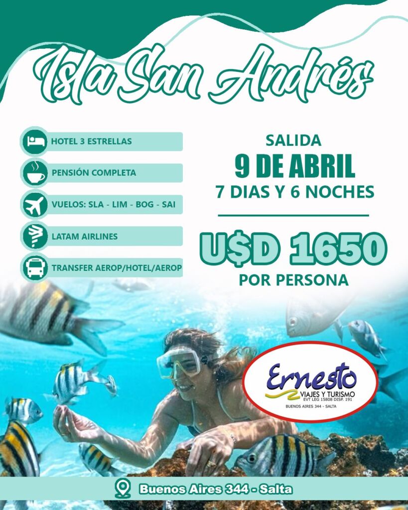 ISLA SAN ANDRÉS – 9 DE ABRIL