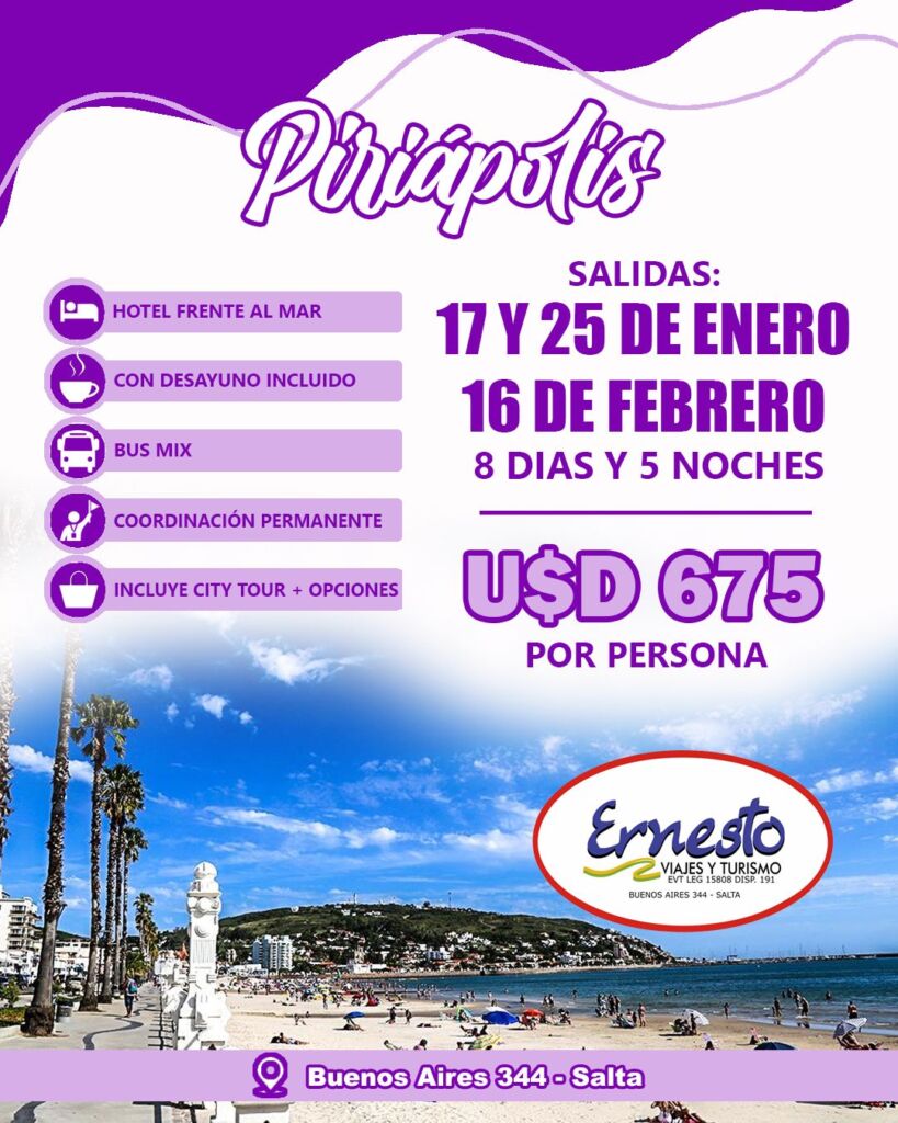 PIRIÁPOLIS – ENERO Y FEBRERO 2026