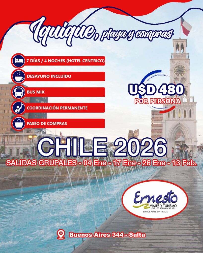 IQUIQUE, PLAYA Y COMPRAS – ENERO Y FEBRERO 2026