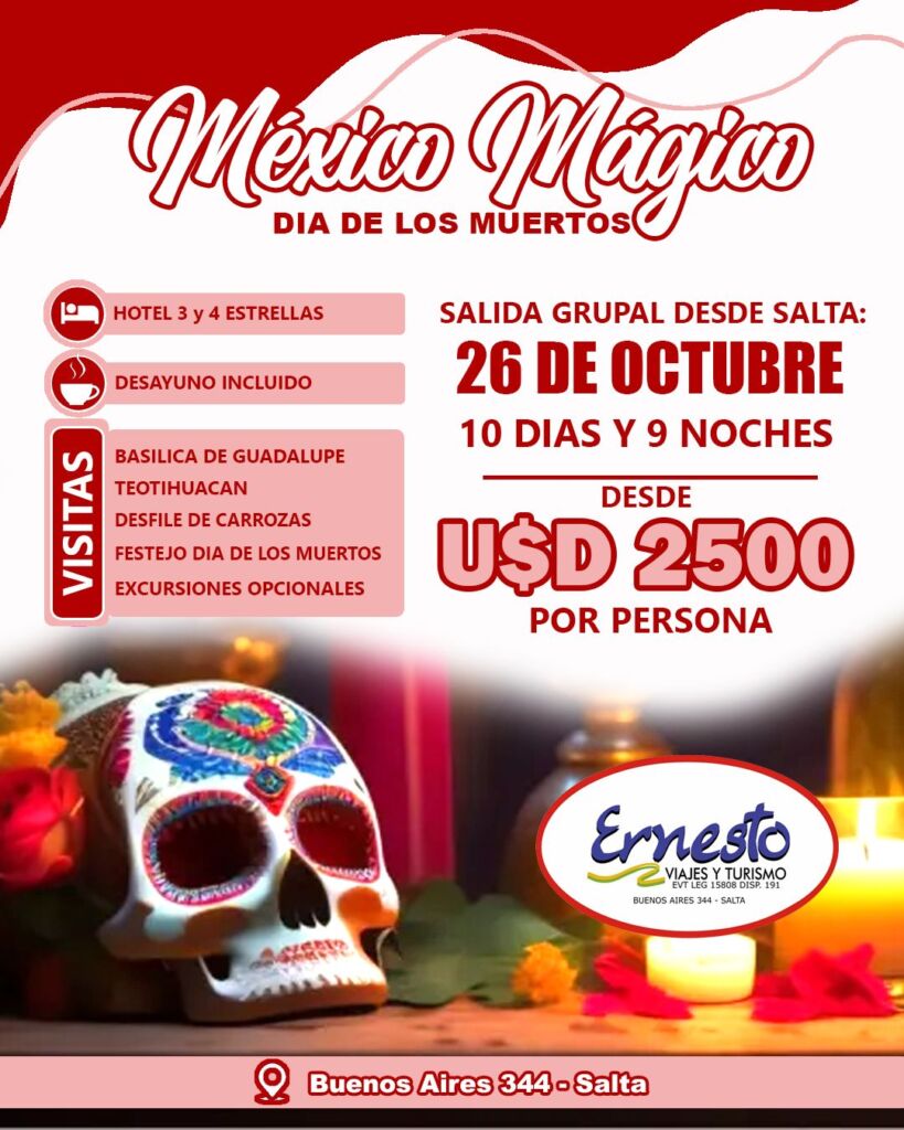 MÉXICO MÁGICO – 26 DE OCTUBRE